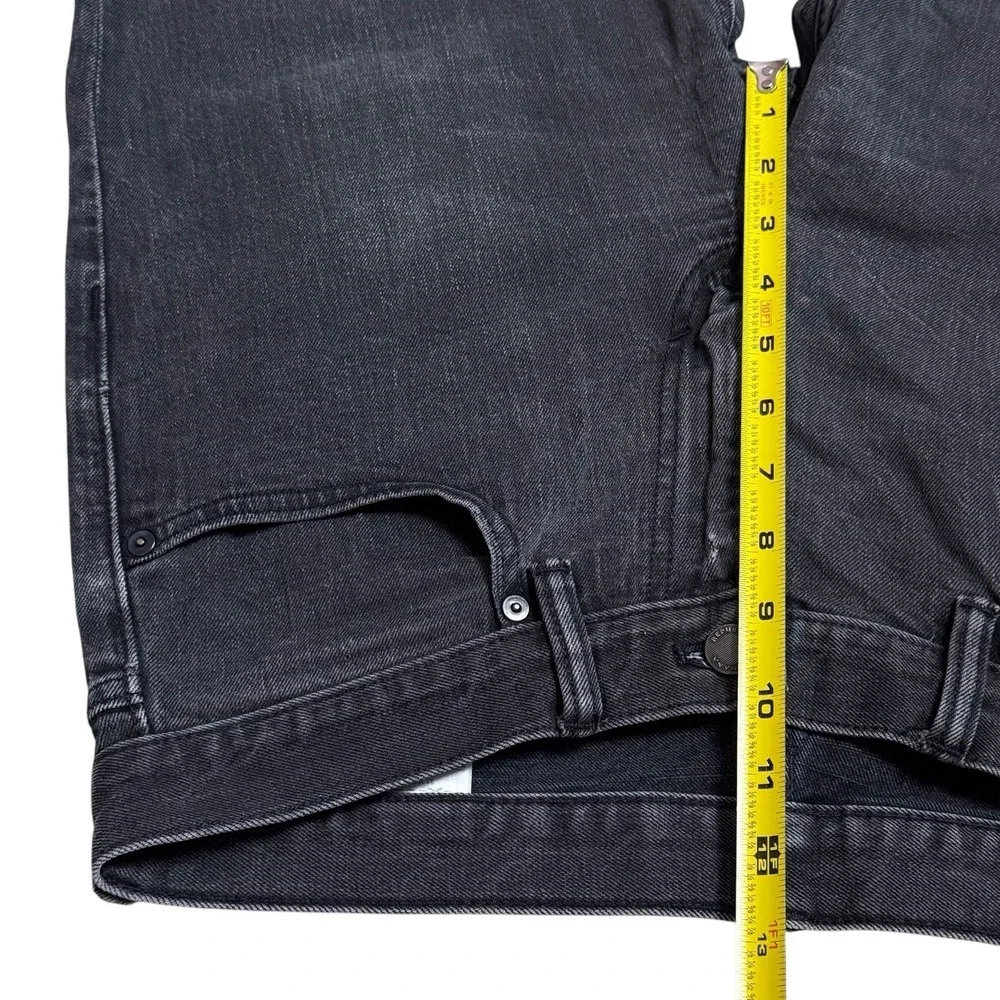 Banana Republic Slim Dark Gray Jeans Capsule Comfort Preppy Chic Minimalist 33